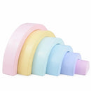 Kids Wooden Toy Montessori Rainbow Building Blocks DIY Creative Stacking Balance Game Educational Toys For Children Kids Gifts