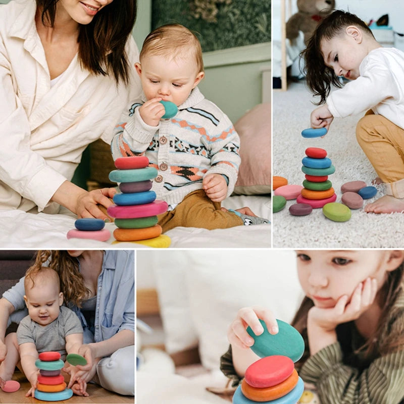 Rainbow Balance Stones