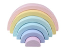 Kids Wooden Toy Montessori Rainbow Building Blocks DIY Creative Stacking Balance Game Educational Toys For Children Kids Gifts