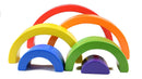 Kids Wooden Toy Montessori Rainbow Building Blocks DIY Creative Stacking Balance Game Educational Toys For Children Kids Gifts