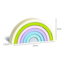 Kids Wooden Toy Montessori Rainbow Building Blocks DIY Creative Stacking Balance Game Educational Toys For Children Kids Gifts