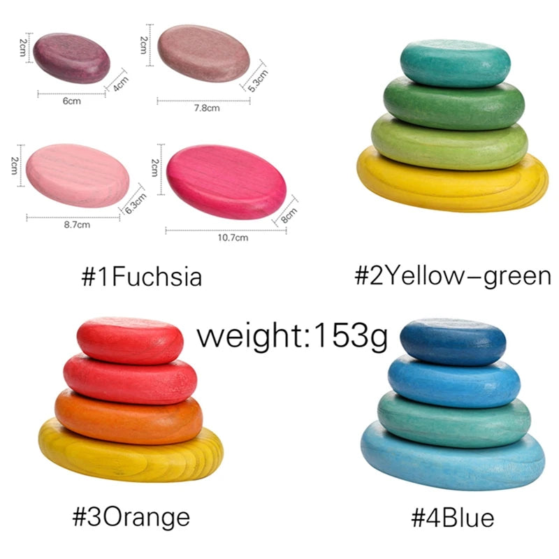 Rainbow Balance Stones