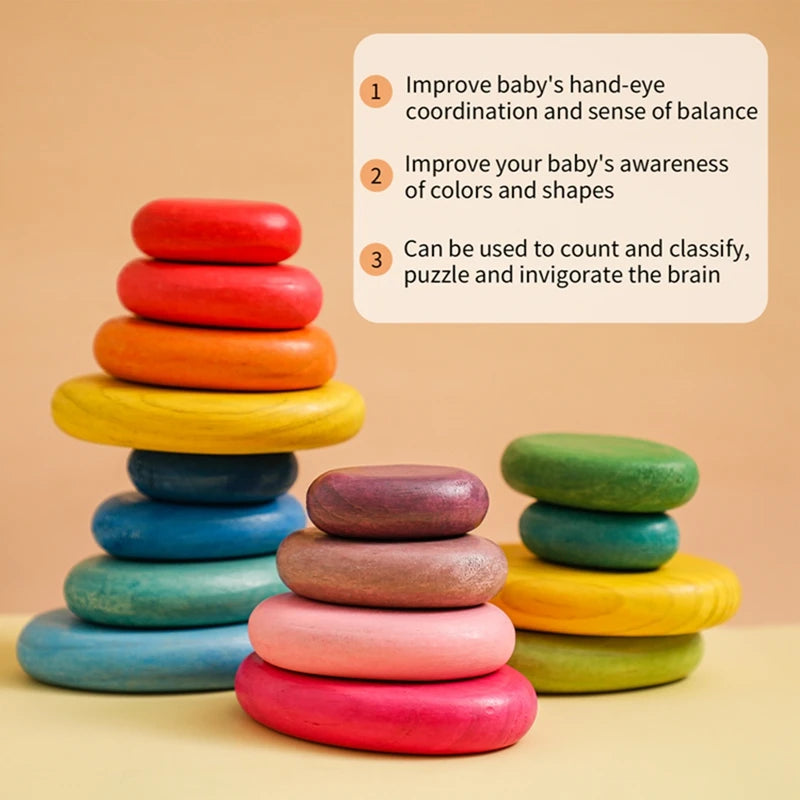 Rainbow Balance Stones