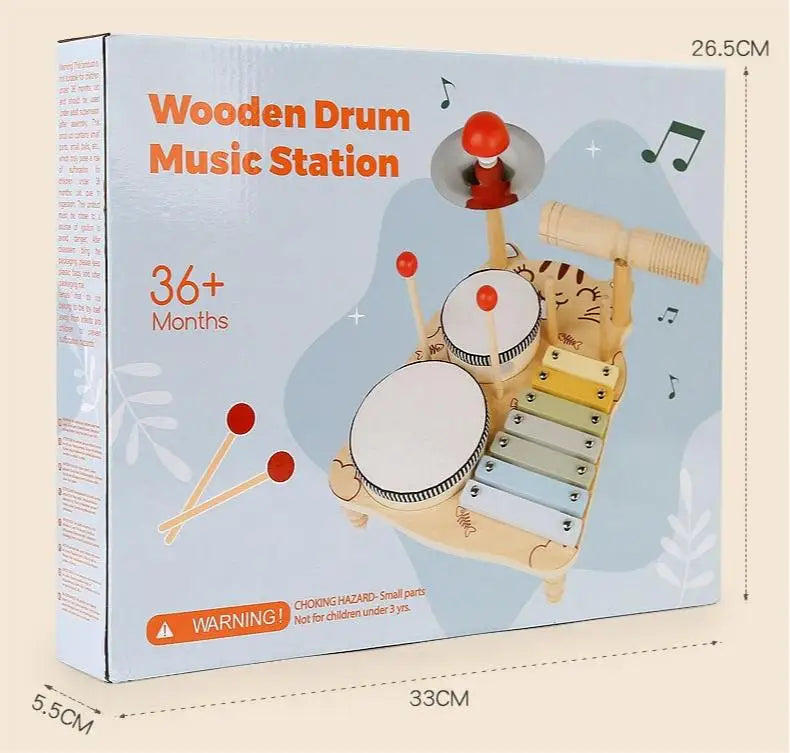 Wooden 7-in-1 Musical Table