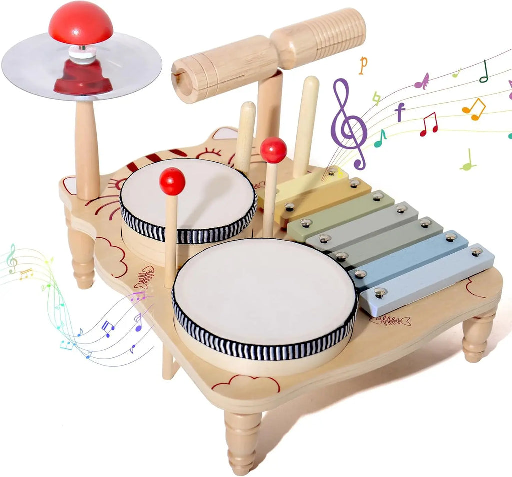 Wooden 7-in-1 Musical Table
