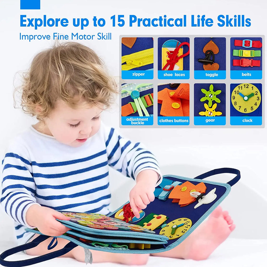 Montessori Busy Board Activity Bag