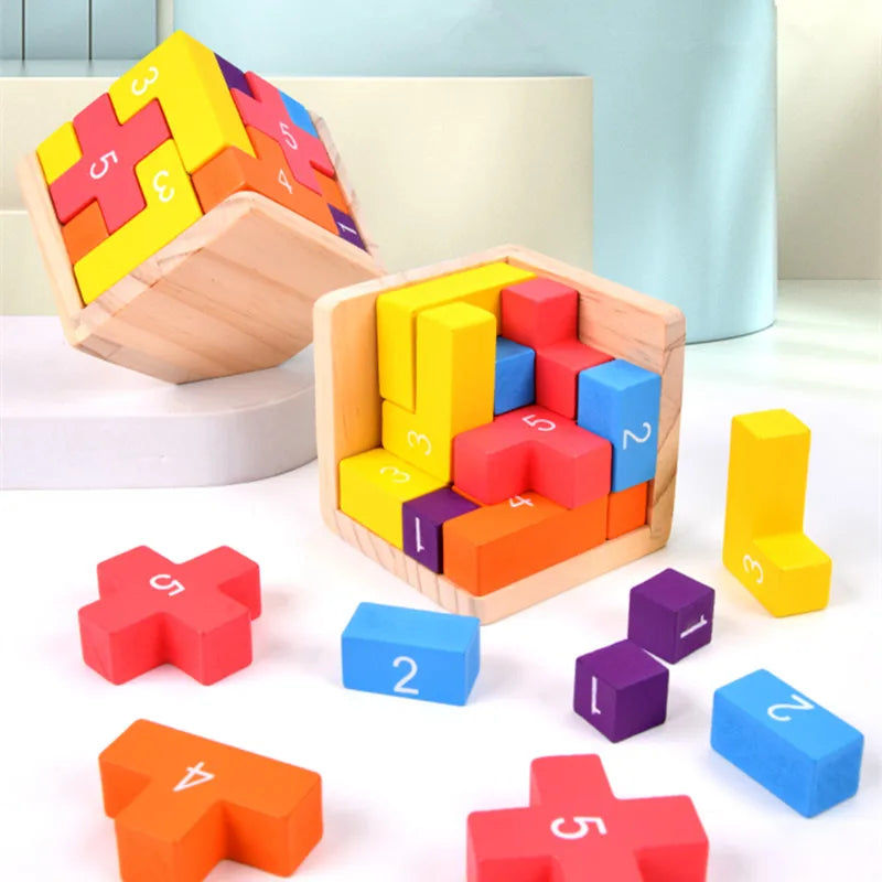 Colorful Luban Lock Cube