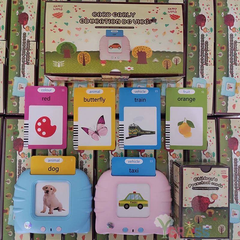 Educational Language And Literacy Learning Toys Talking Flash Cards Kids Games Audio Book Gift Russian Alphabet Spanish French