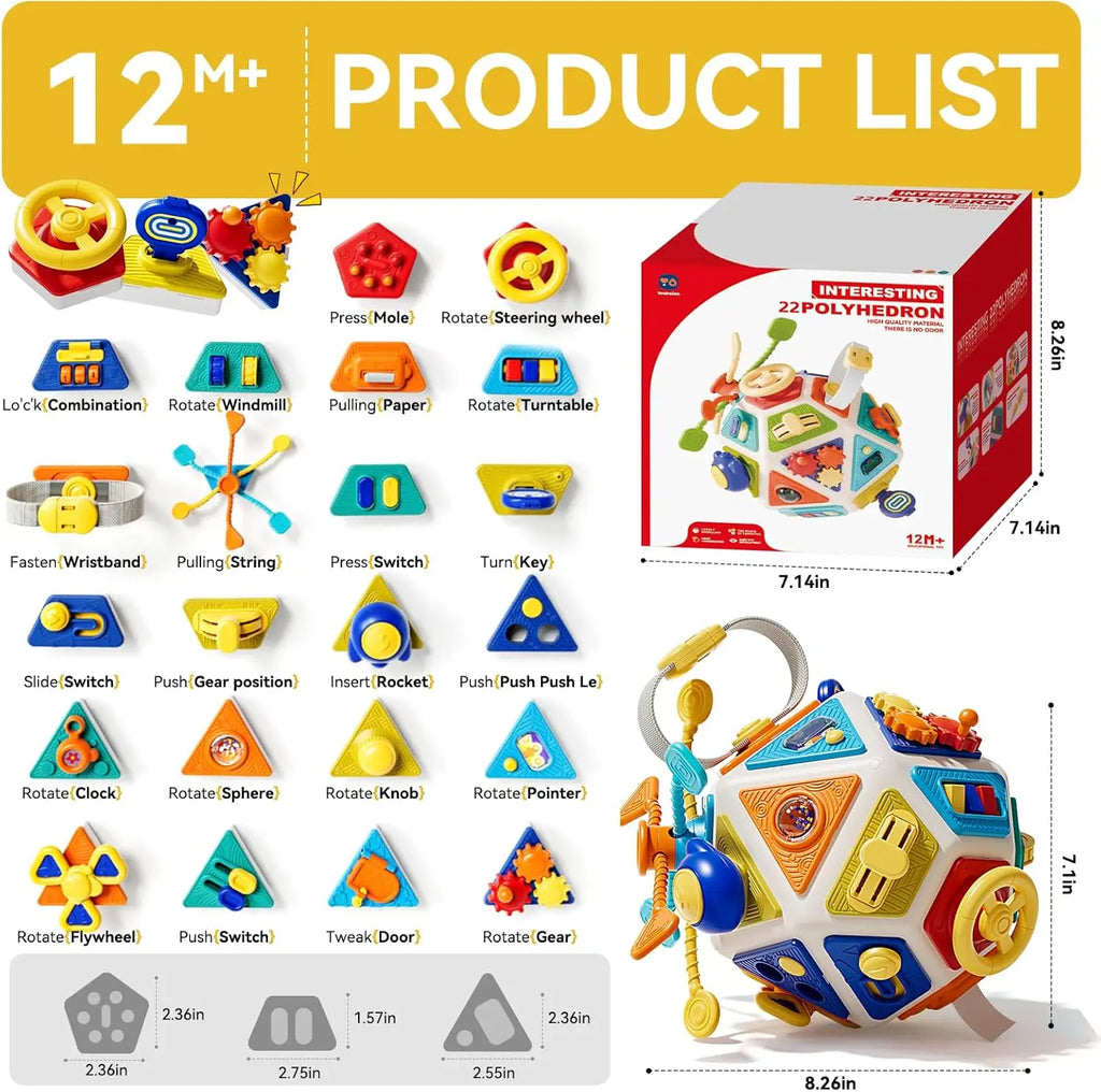 22-in-1 Montessori Busy Activity Cube™