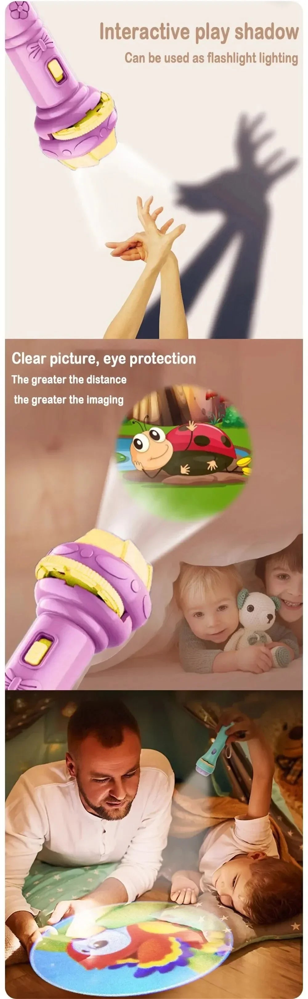 StoryBeam Cartoon Flashlight