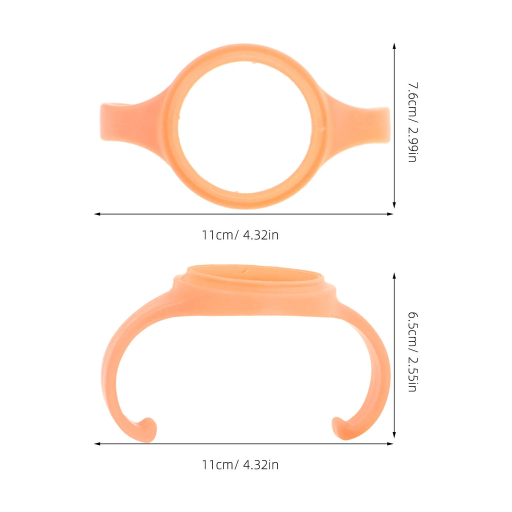 5Pcs Baby Bottle Handle Accessories Universal Fit Wide Neck Ergonomic Plastic Non Slip Grip for Feeding Toddlers Newborns