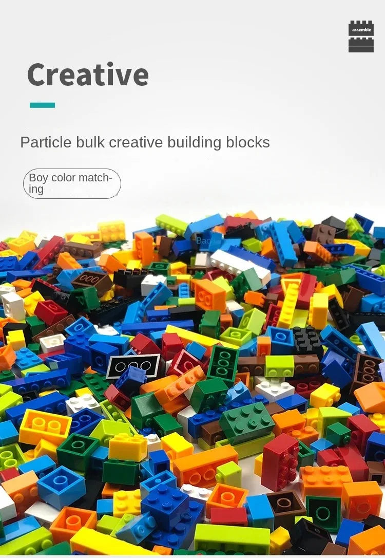 Creative Building Bricks Bulk Set