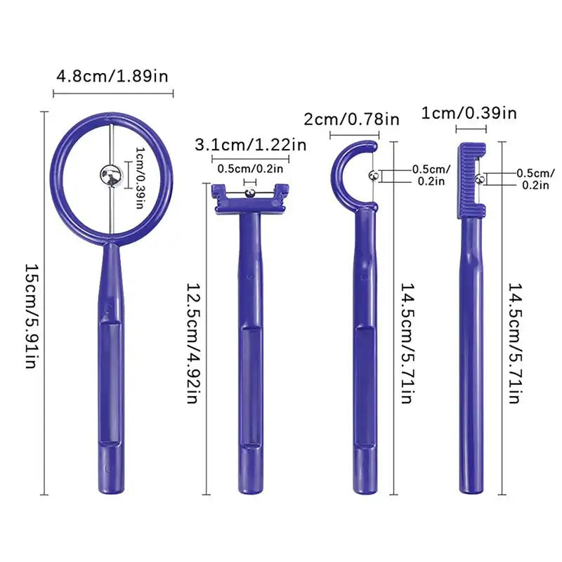 (HB05)4Pc Tongue Tip Oral Care Exercise For Children Speech Therapy Autism Sensory Rehabilitation Oral Tongue Muscle Trainer