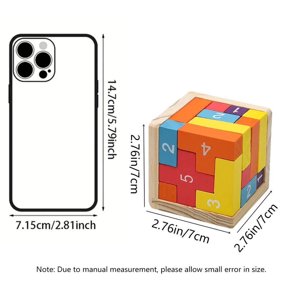 Colorful Luban Lock Cube