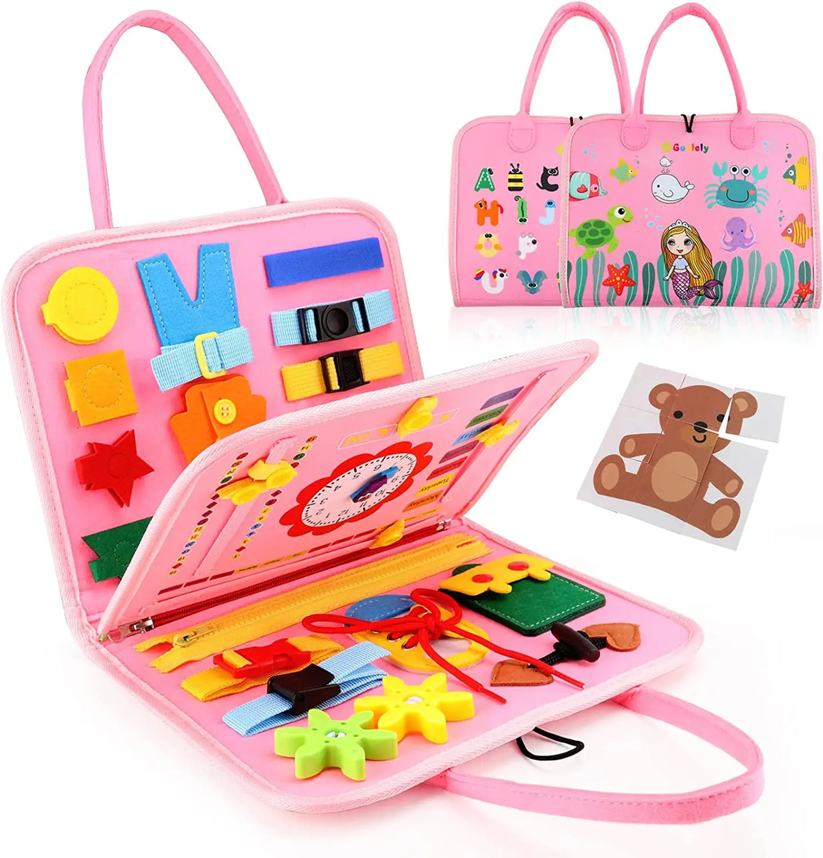 Montessori Busy Board Activity Bag