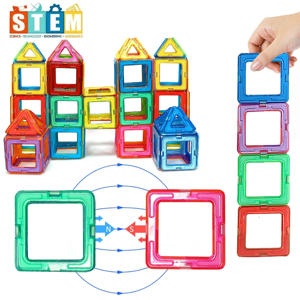 MagniBuild Magnetic Tiles