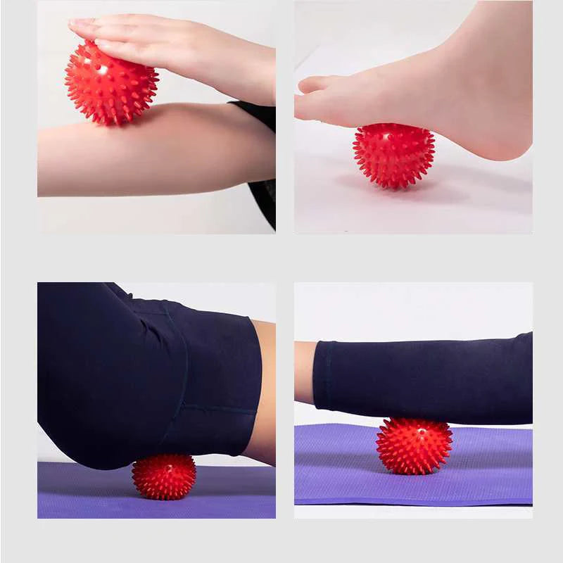 Massage Ball Spiky Hard 7.5CM Stress Reflexology Acupressure Occupational Therapy Sensory Fidget Toys Adults Kids