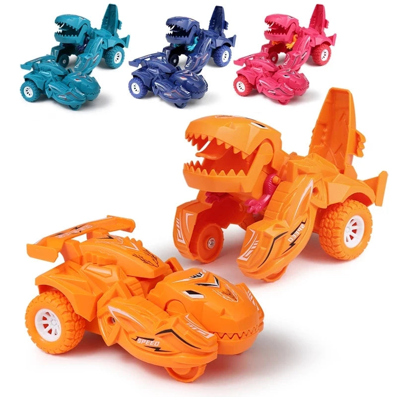 Dinosaur Deformation Car