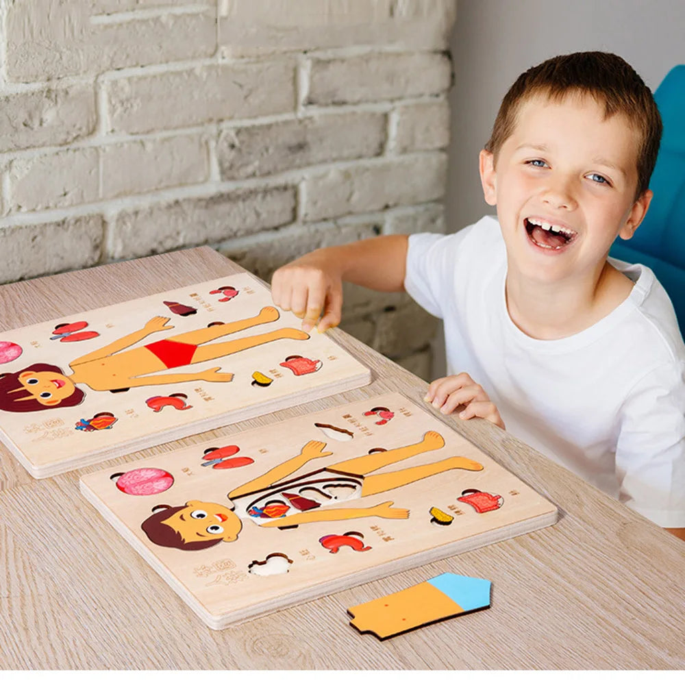 Montessori Human Body Puzzle