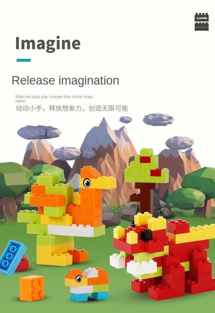 Creative Building Bricks Bulk Set
