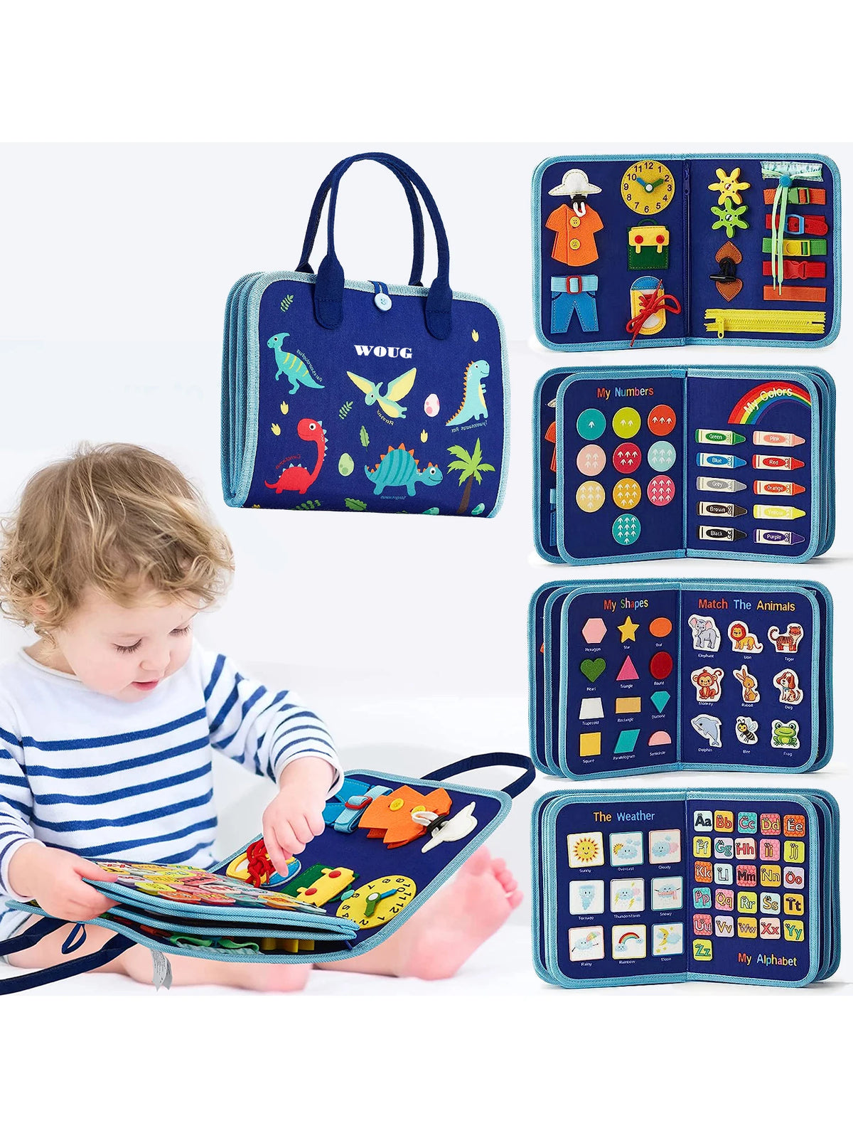 Montessori Busy Board Activity Bag