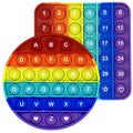 Montessori Alphabet & Numbers Pop Fidget