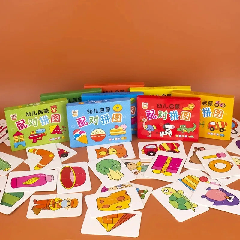 Montessori Matching Cards Puzzle