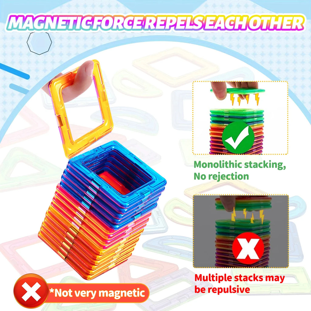 MagniBuild Magnetic Tiles
