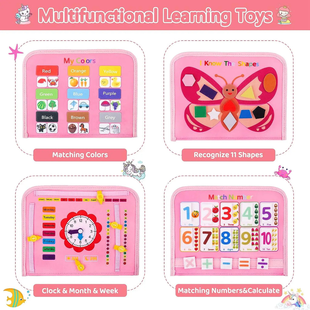 Montessori Busy Board Activity Bag