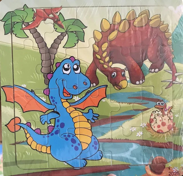 Wooden 3D Cartoon Puzzle