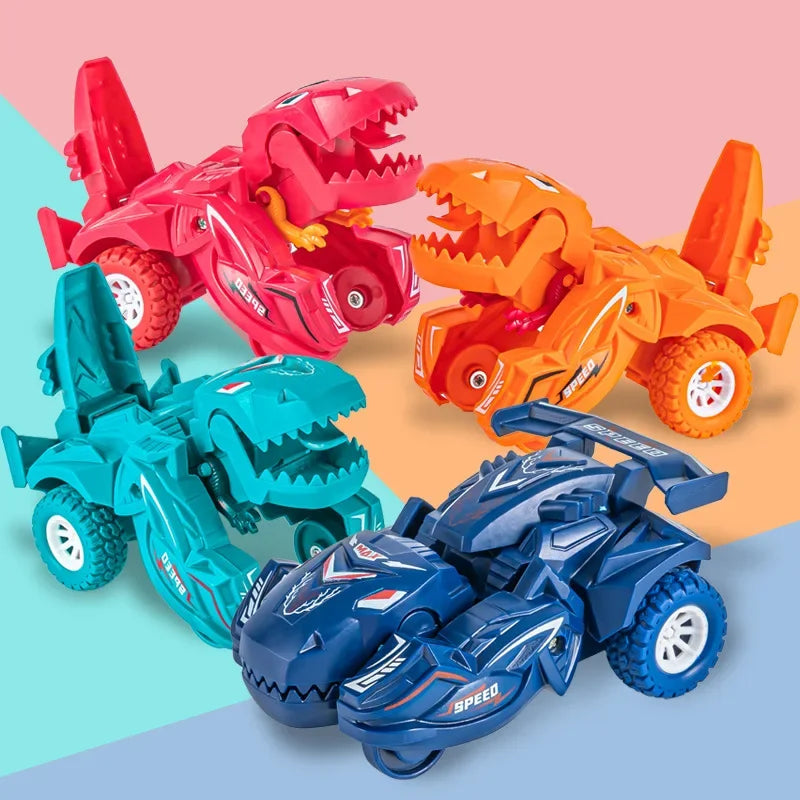 Dinosaur Deformation Car