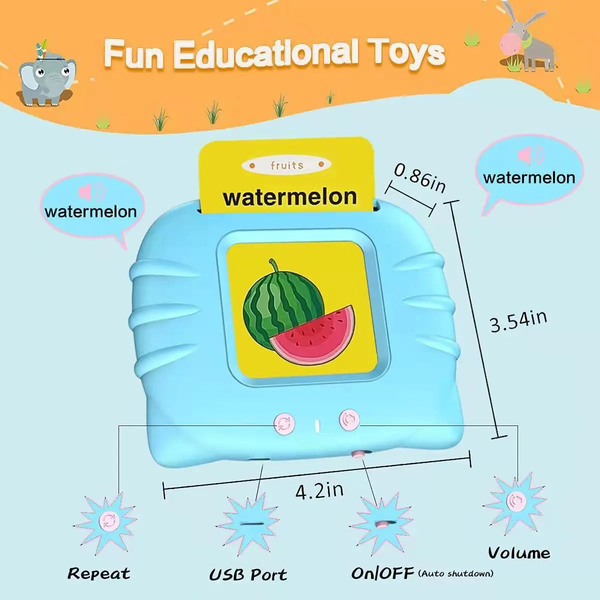 Educational Language And Literacy Learning Toys Talking Flash Cards Kids Games Audio Book Gift Russian Alphabet Spanish French