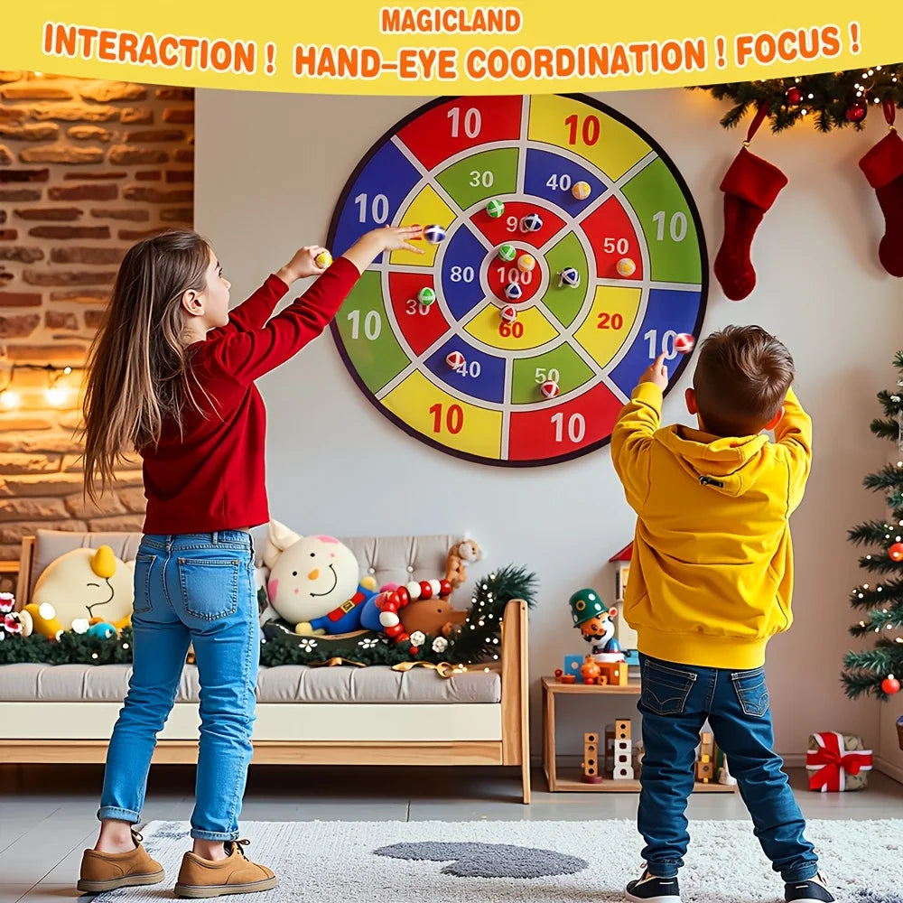 Montessori Sticky Dartboard Game