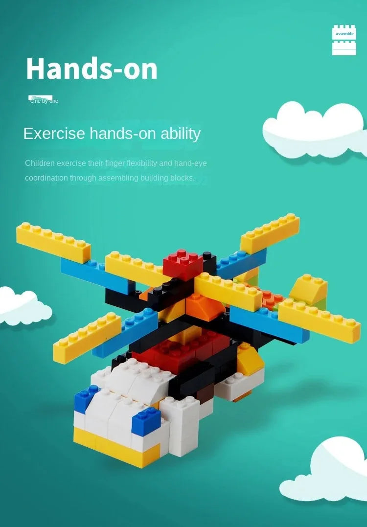 Creative Building Bricks Bulk Set