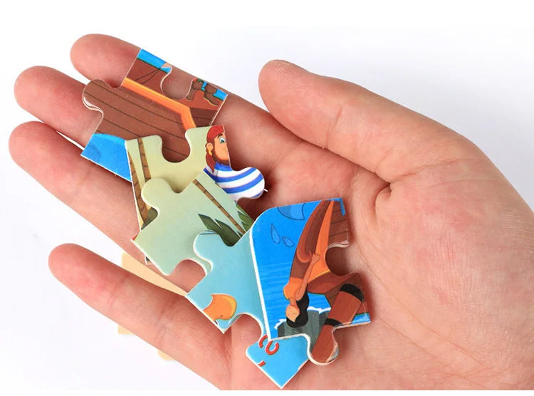 Wooden 3D Cartoon Puzzle
