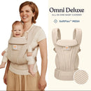 Omni Delux Baby Carrier Ergonomic Kid Kangaroo Infant All Positions Sling Wrap Cool Air Mesh Cotton Backpack 0-36 Months Egobaby