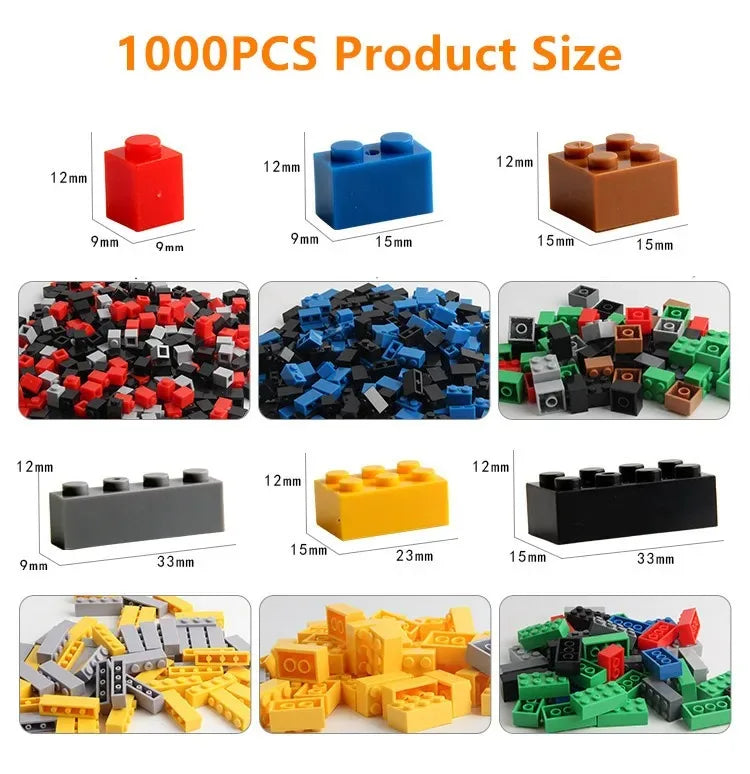 Creative Building Bricks Bulk Set