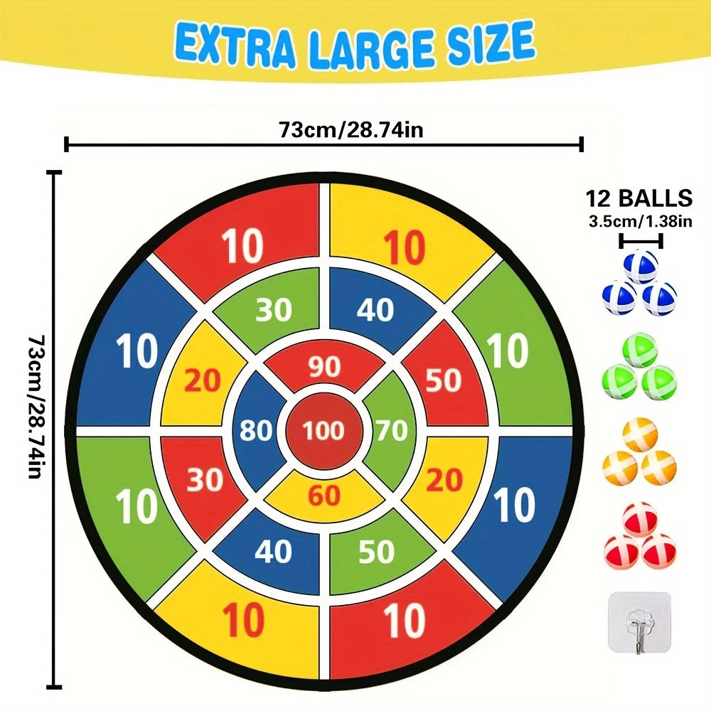 Montessori Sticky Dartboard Game