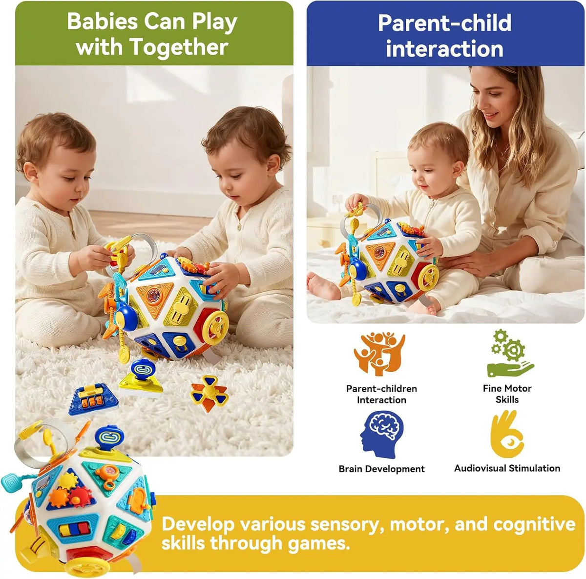 22-in-1 Montessori Busy Activity Cube™