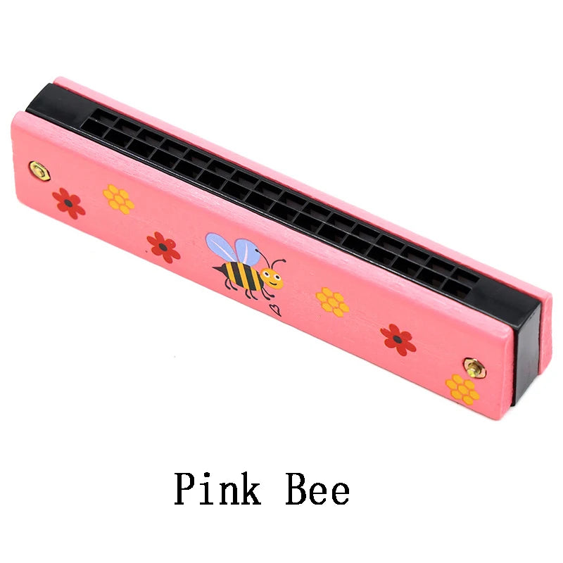 Wooden Harmonica Musical Toy