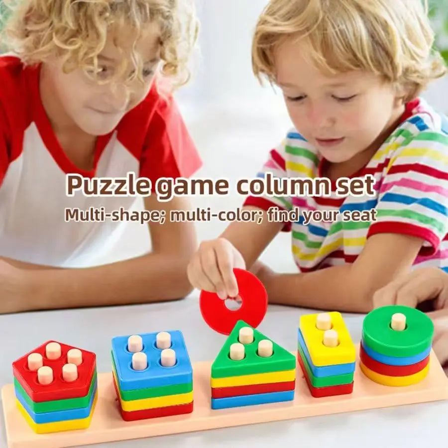 Montessori Shape Matching Board