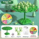 Fun Frog Balance Tree Children Math Toys Balancing Board Game Parent-child Interaction Tabletop Balance Game Toy Gift for Kids