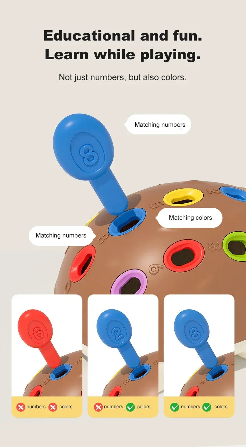 Montessori Hedgehog Fine Motor Toy