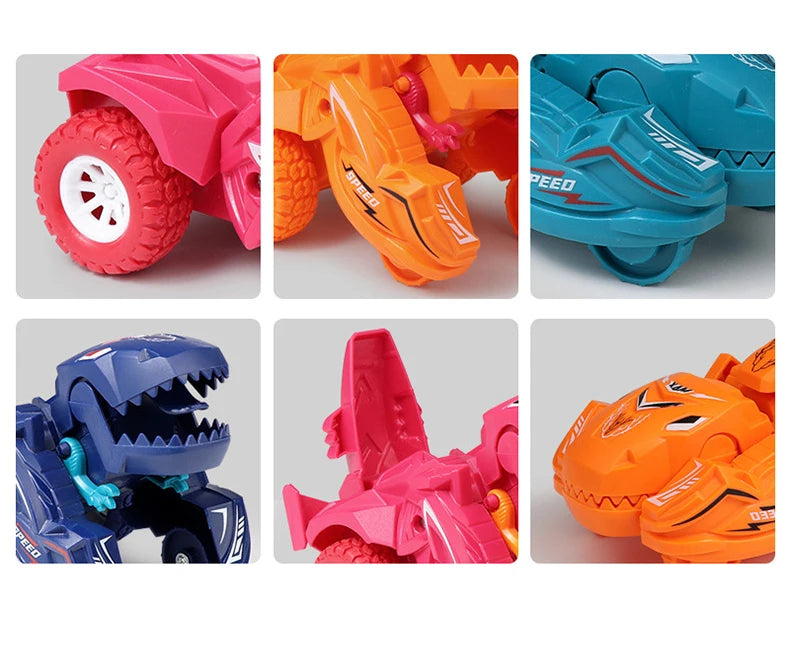 Dinosaur Deformation Car
