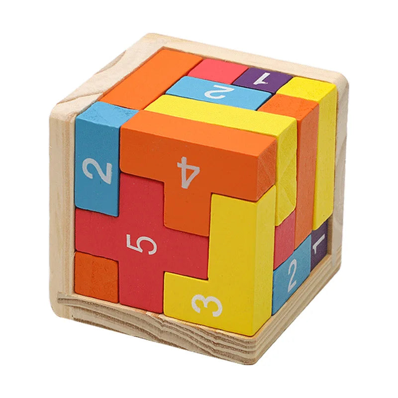 Colorful Luban Lock Cube