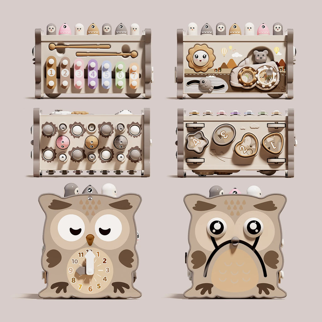 Montessori Owl Activity Cube™