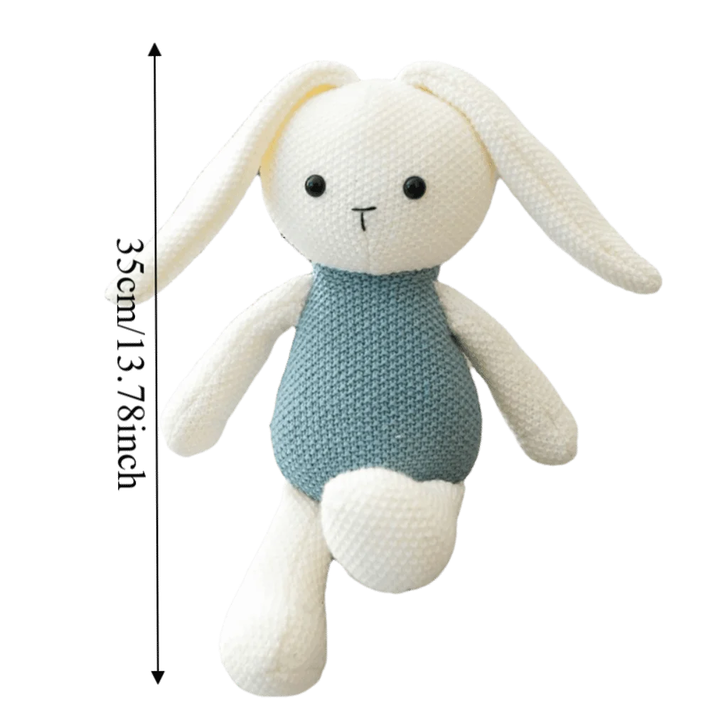 Cute Design Crocheted Wool Plush Toy Kawaii Style Soothing Texture Soft Stuffed Plush Toy Children Gits Educational Plush Toy