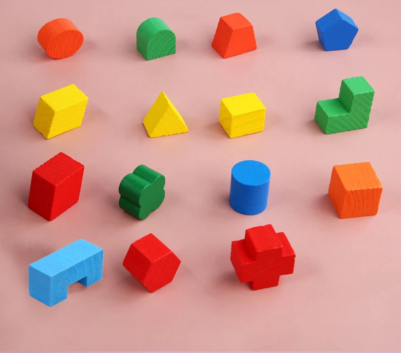 Montessori Shape Matching Intelligence Box
