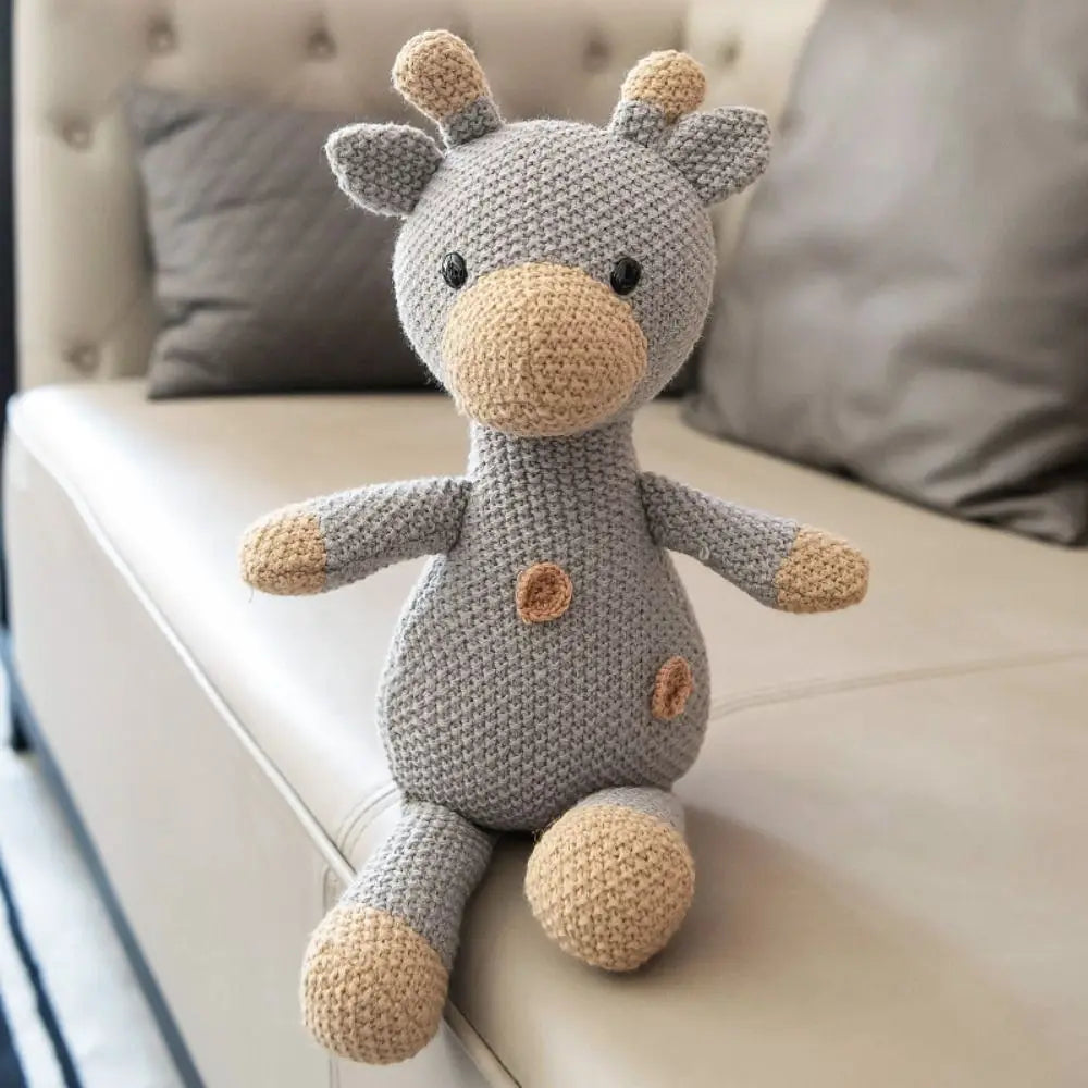 Cute Design Crocheted Wool Plush Toy Kawaii Style Soothing Texture Soft Stuffed Plush Toy Children Gits Educational Plush Toy