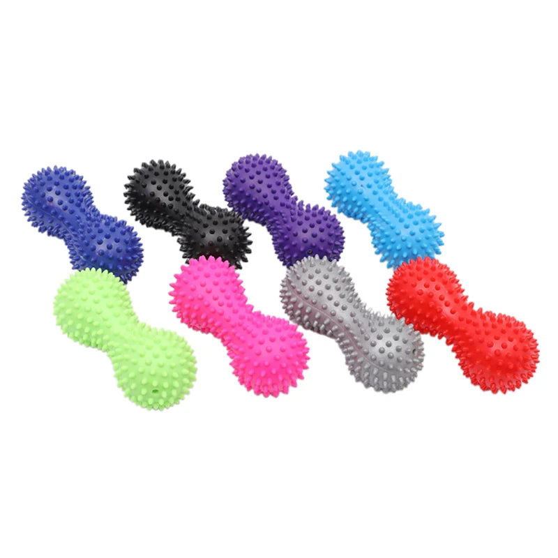 Peanut Massage Spiky Ball Training Muscle Pain Stress Foot Massager Relaxation Myofascial Balls For Plantar Massage Tools